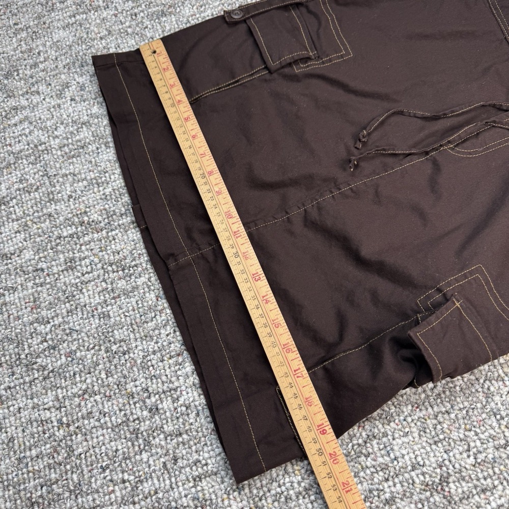 Prana Skirt Womens Small Brown Stretch Drawstring Breathe Cotton Pockets Hiking - Picture 5 of 13